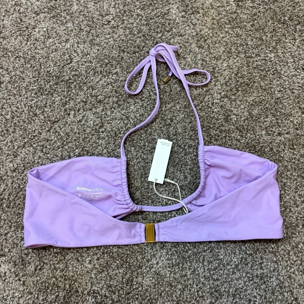 House of ZZ Palmer Multiway Bikini Top - Aura Lavender Purple NWT XL - Picture 5 of 7